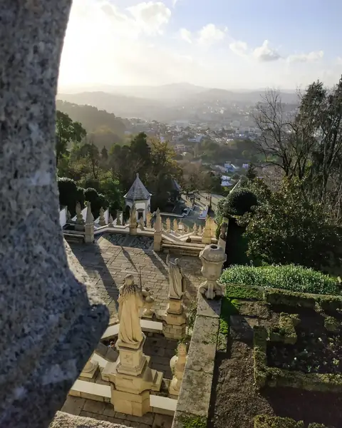 Les escaliers baroques du Bom Jesus do Monte, à Braga